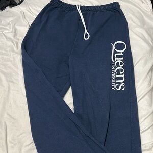 Queens University sweatpants